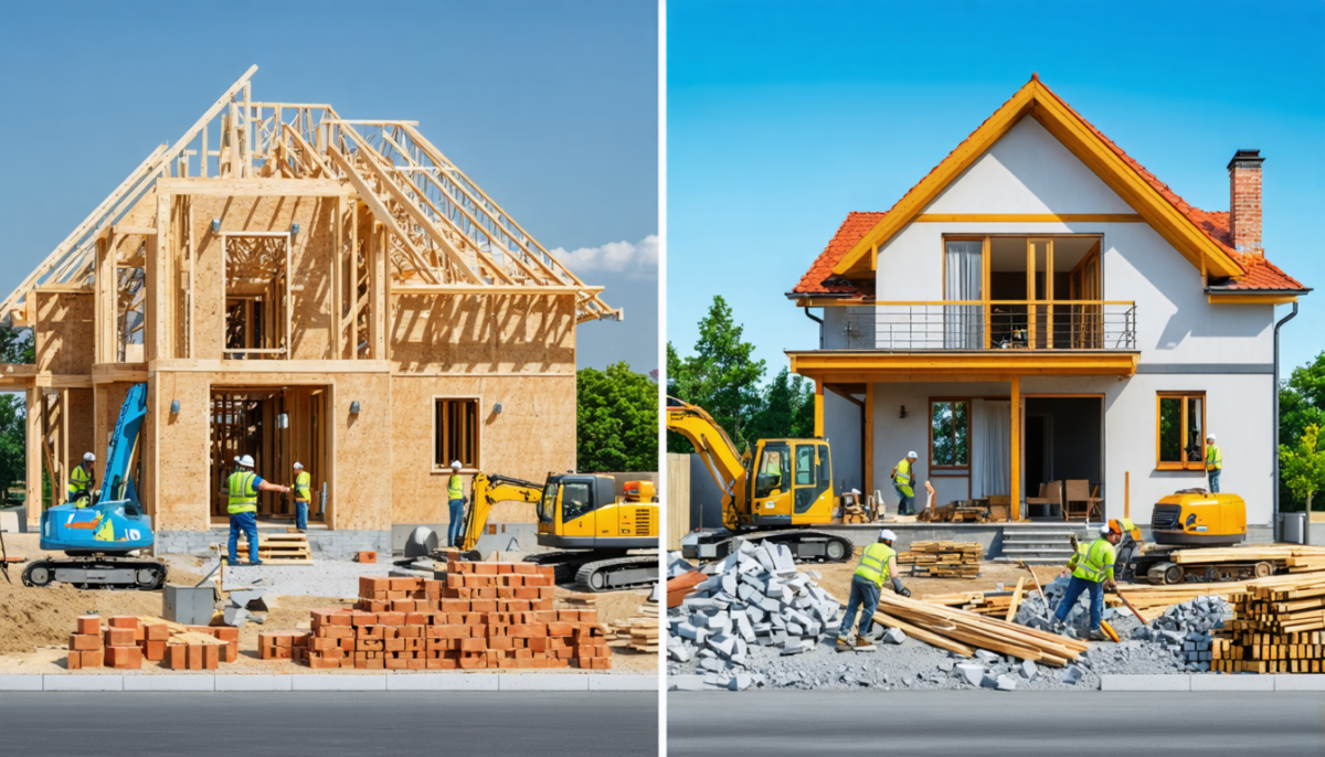 découvrez les différences de coût entre construire une nouvelle maison et rénover une habitation existante pour faire le meilleur choix financier.