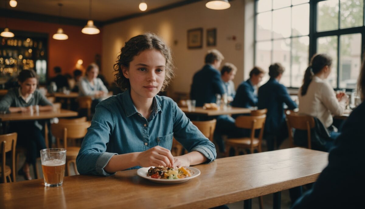 À quelle durée s'élève le service en cantine scolaire ?