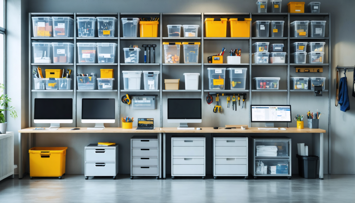 découvrez nos boxes de rangement professionnels pour optimiser l'organisation et maximiser l'efficacité de votre espace de travail. solutions pratiques et robustes adaptées à tous vos besoins.